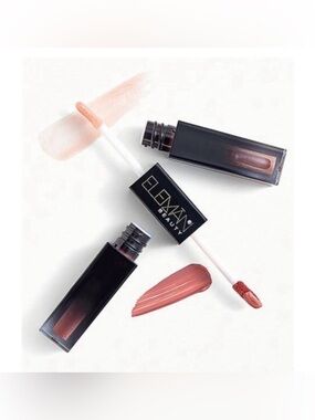 Eleman Beauty Santorini Dual Liquid Lipstick 2.0 ml x 2 Dusty Rose NIB
